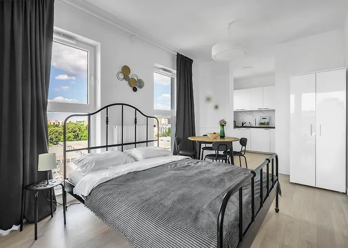 8Th Floor Downtown Warsaw Apartments N2 - Parking, City View, Balcony - By Rentujemy